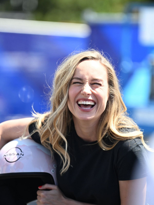 Brie Larson at Portland Formula E-Prix World Championship in Portland 1