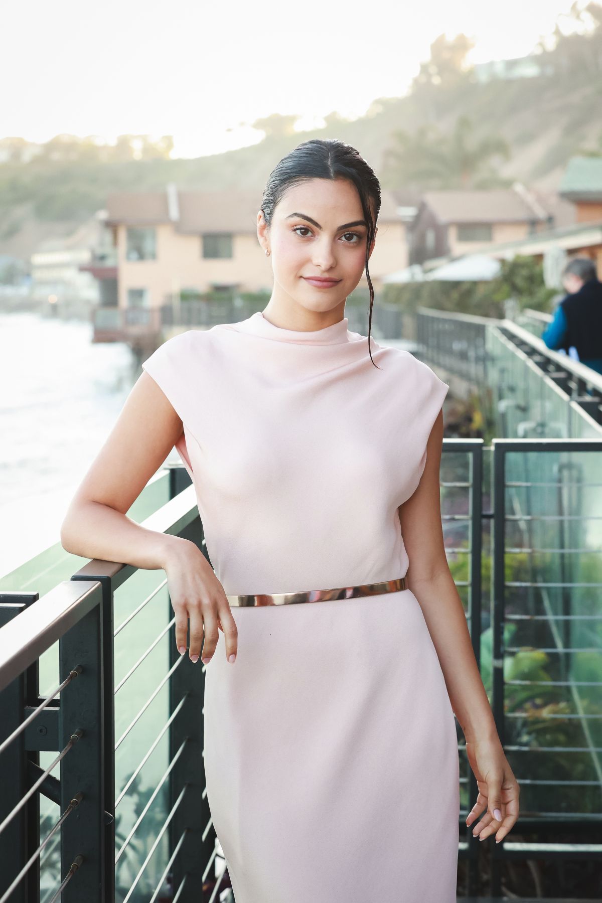 Camila Mendes Giorgio Armani Mare Collection Pop Up July 2024