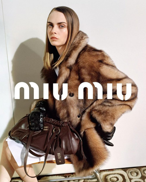 Cara Delevingne for Miu Miu Fall Winter 2024 Campaign 1