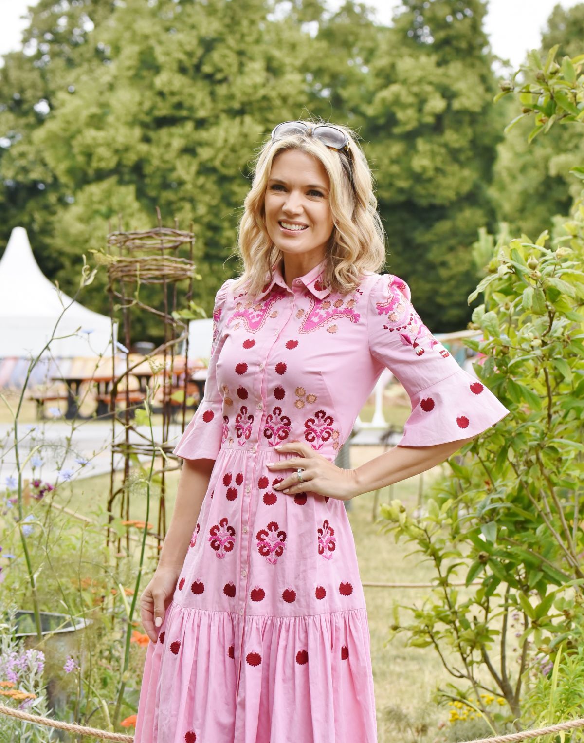 Charlotte Hawkins RHS Hampton Court Flower Festival