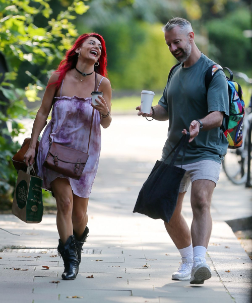 Dianne Buswell Arrives at Strictly Come Dancing Rehearsals in London 3