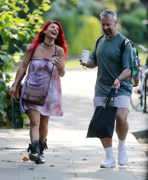 Dianne Buswell Arrives at Strictly Come Dancing Rehearsals in London 4