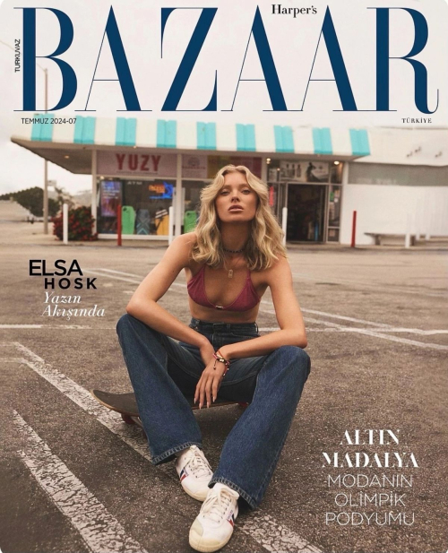 Elsa Hosk Harper's Bazaar Turkey July 2024