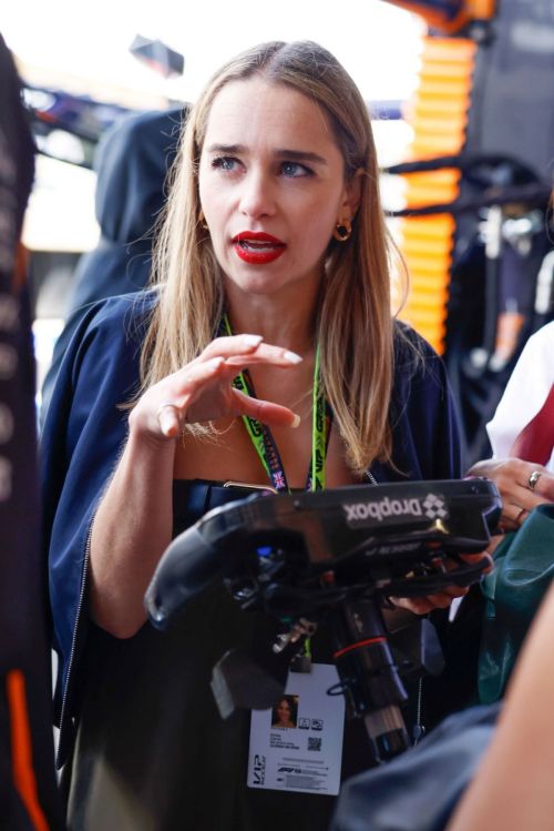 Emilia Clarke attends at F1 Grand Prix 2024 of Great Britain 2