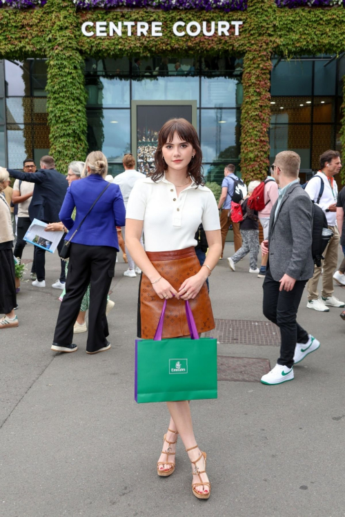 Emilia Jones Arrives at Wimbledon London 1