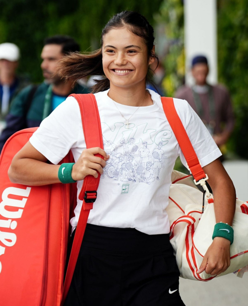 Emma Raducanu at Practice Session at Wimbledon 2024 in London 1