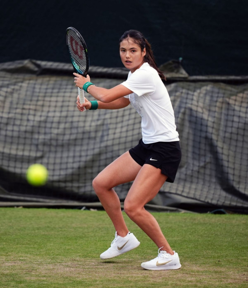 Emma Raducanu at Practice Session at Wimbledon 2024 in London 2