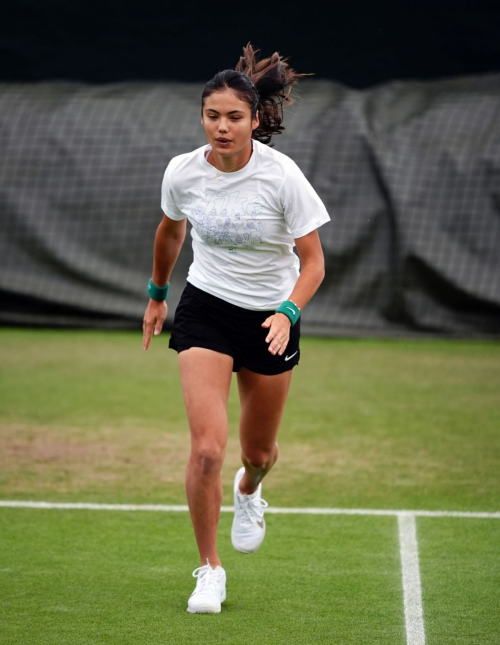 Emma Raducanu at Practice Session at Wimbledon 2024 in London 4