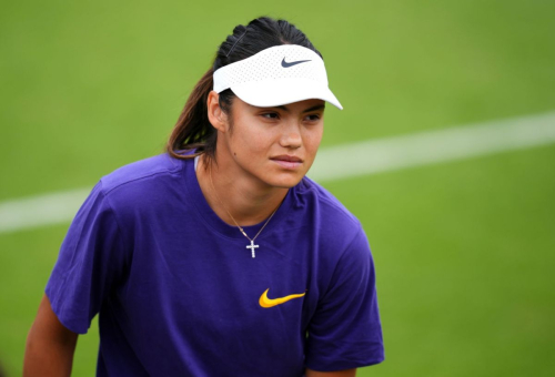 Emma Raducanu at Practice Session at Wimbledon 2024 in London 2