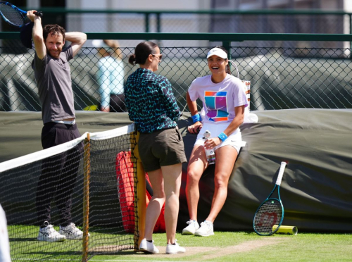 Emma Raducanu at Training Session at Wimbledon 2024 in London 4