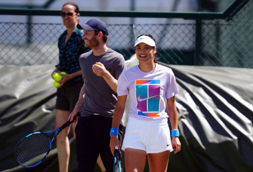 Emma Raducanu at Training Session at Wimbledon 2024 in London 7