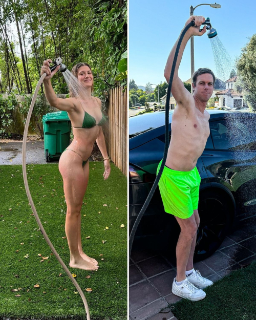 Eugenie Bouchard in Green Bikini Instagram Photos 11