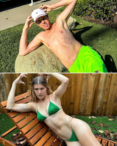 Eugenie Bouchard in Green Bikini Instagram Photos 13