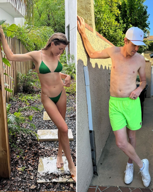 Eugenie Bouchard in Green Bikini Instagram Photos 14