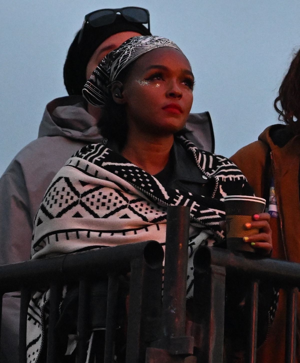 Janelle Monae and Mary McCartney Watching SZA Live Glastonbury