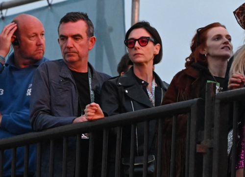 Janelle Monae and Mary McCartney Watching SZA Live Glastonbury 4