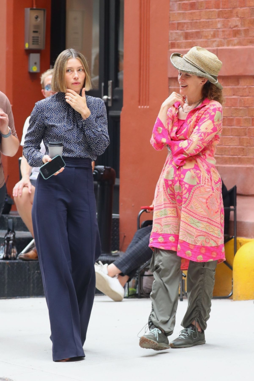 Jessica Biel Set Better Sister Tribeca July 2024 6