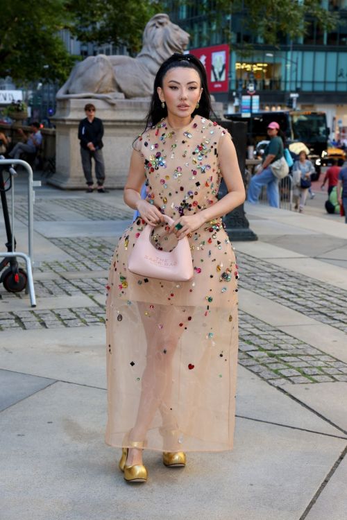 Jessica Wang seen at Marc Jacobs Fashion Show in New York, July 2024 2