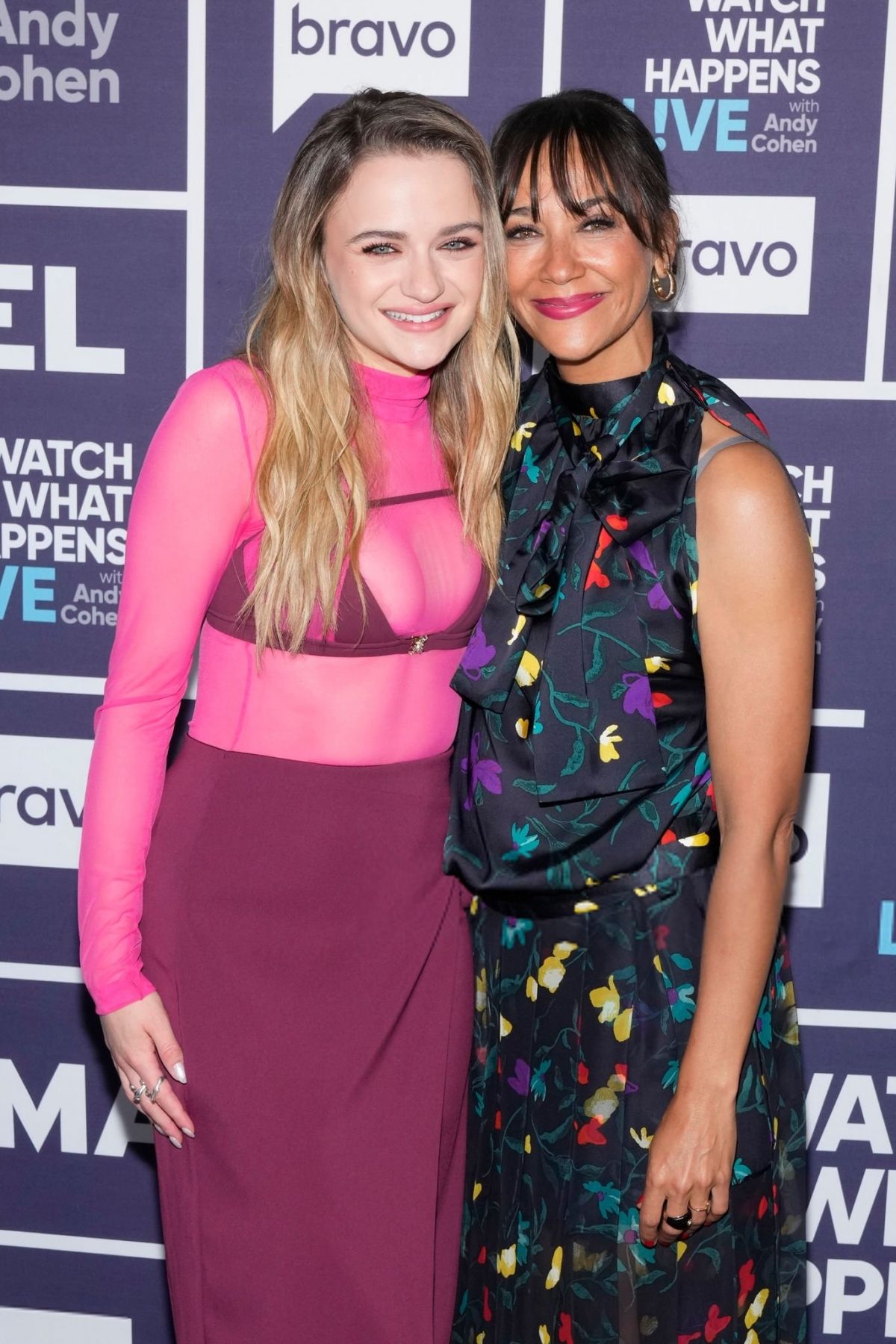 Joey King and Rashida Jones at Watch What Happens Live