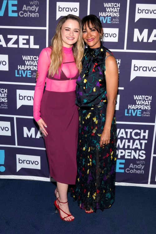 Joey King and Rashida Jones at Watch What Happens Live 2