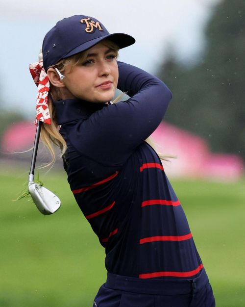 Kathryn Newton at Pro-Am Before Amundi Evian Championship 2024 in France 2