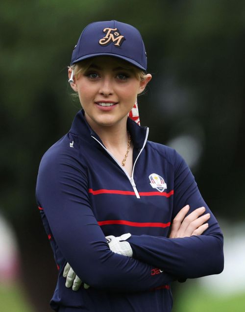 Kathryn Newton at Pro-Am Before Amundi Evian Championship 2024 in France 4