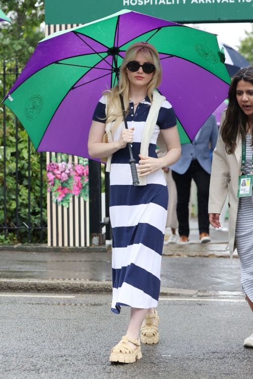 Kathryn Newton attends at 2024 Wimbledon Tennis Championships in London 1