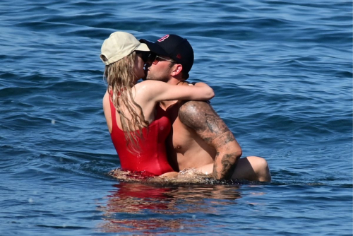 Katie McGlynn in a Swimsuit at a Beach Greece 2