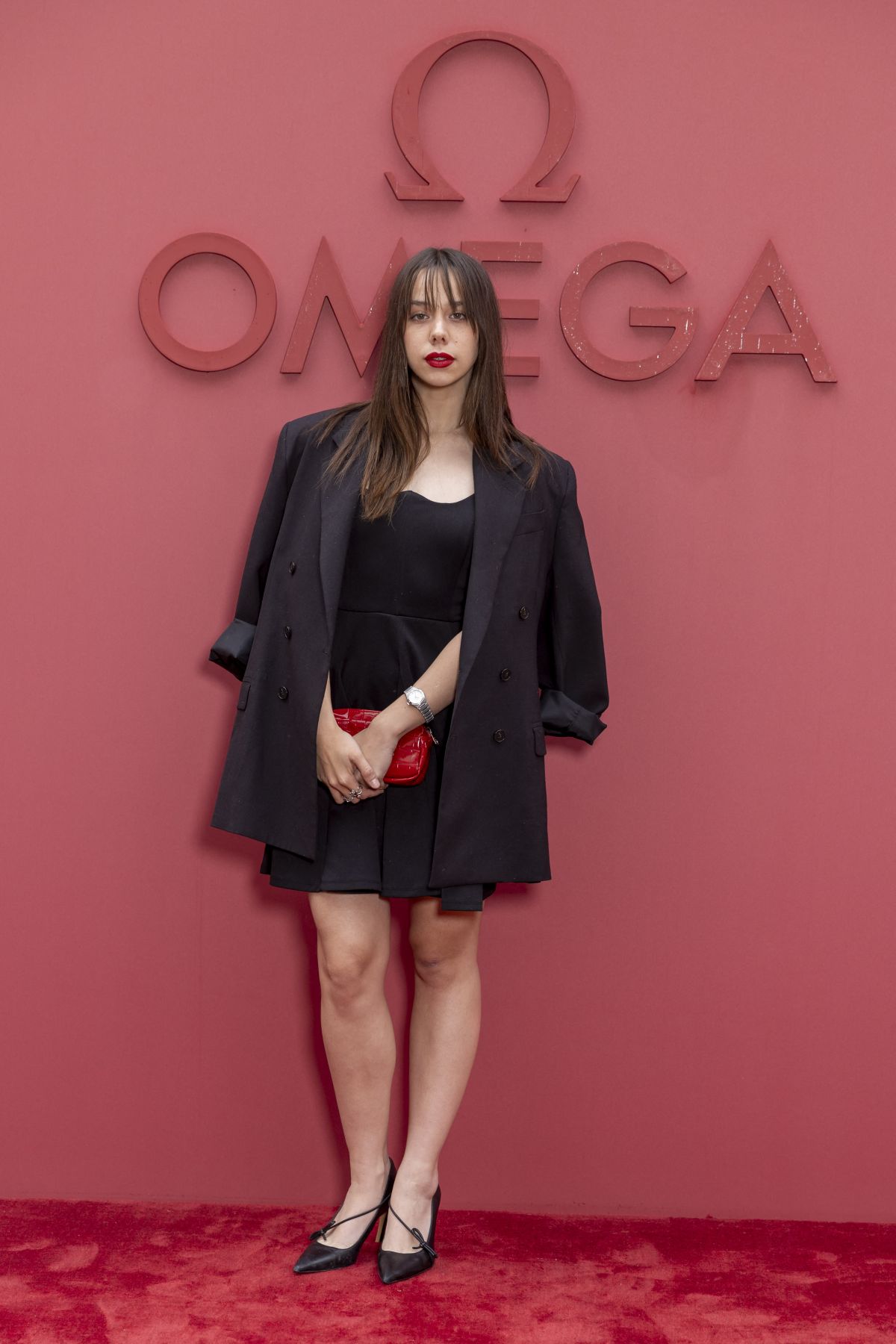 Kim Higelin at Opening Night of Omega House in Paris