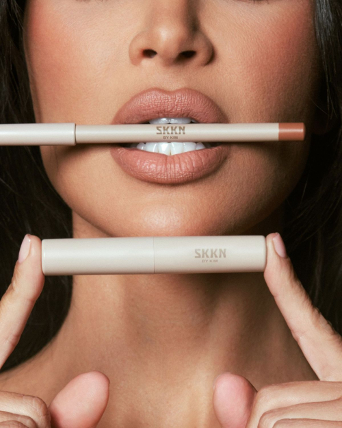 Kim Kardashian for SKKN x Matte Lips and Eyes Campaign 2024 6