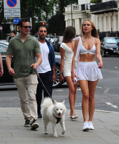 Kimberley Garner Out with Friends Belgravia Chelsea 3