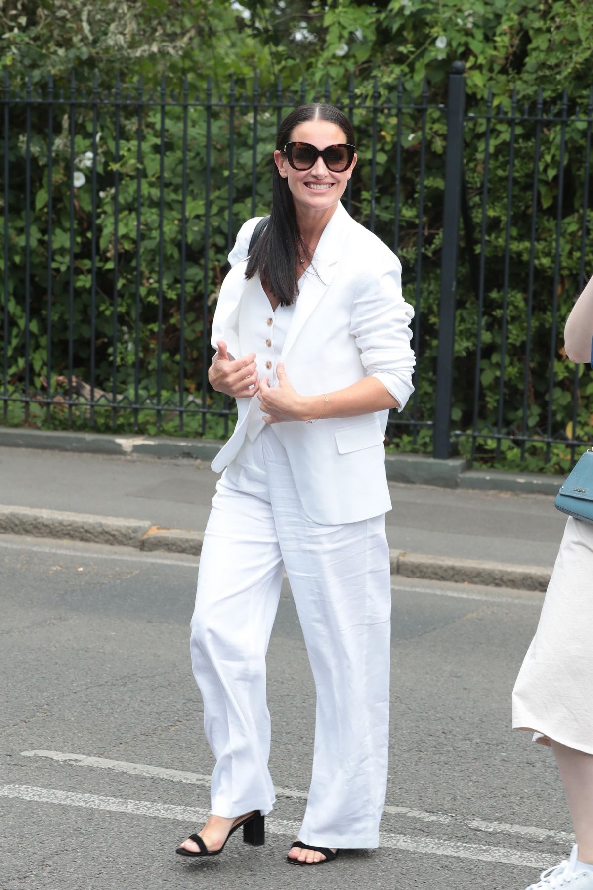 Kirsty Gallacher Arrives at 2024 Wimbledon Tennis Championships