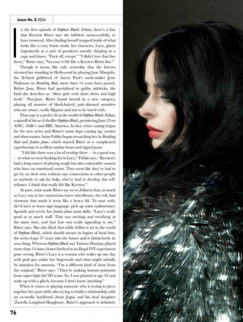 Krysten Ritter in Emmy Magazine June 2024 7