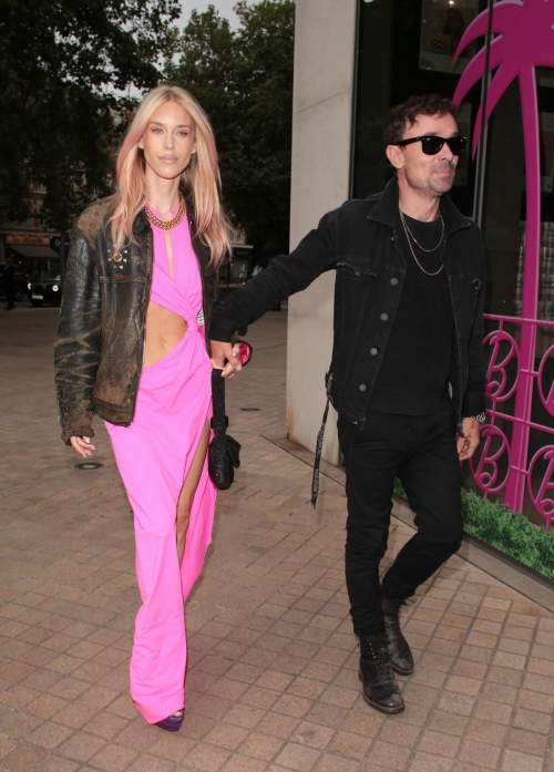 Lady Mary Charteris Arrives at Barbie: The Exhibition Opening Hosted by Adwoa Aboah at Design Museum in London 1