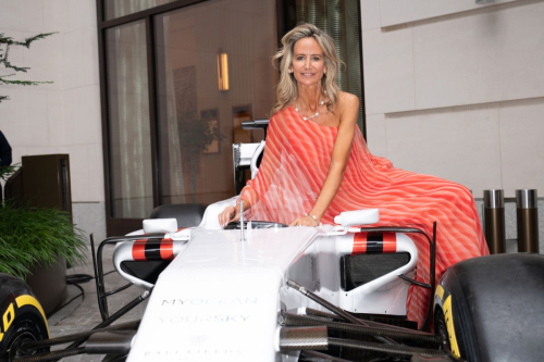 Lady Victoria Hervey at Grand Prix Ball 2024 at Peninsula Hotel in London