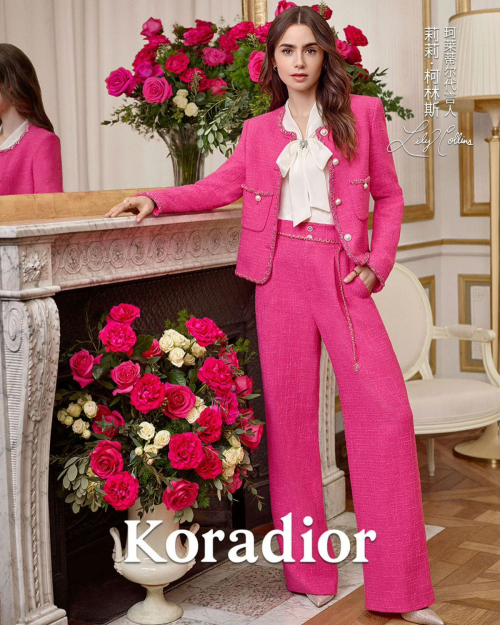 Lily Collins for Koradior Autumn 2024 Campaign 5