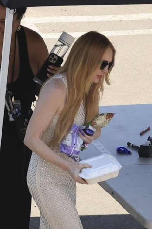 Lindsay Lohan Break Freaky Friday Los Angeles 3