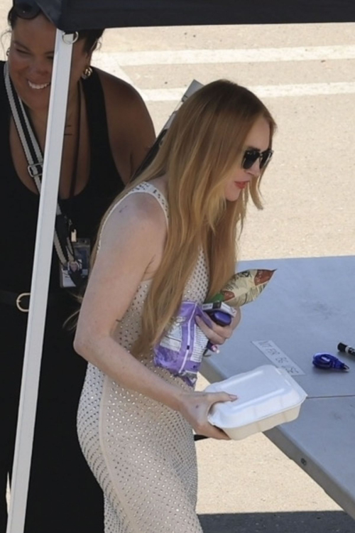 Lindsay Lohan Break Freaky Friday Los Angeles 6