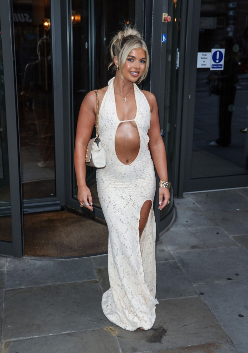 Lucy Graybill Arrives at St. Moriz Summer Party at Jin Bo Law in London 4