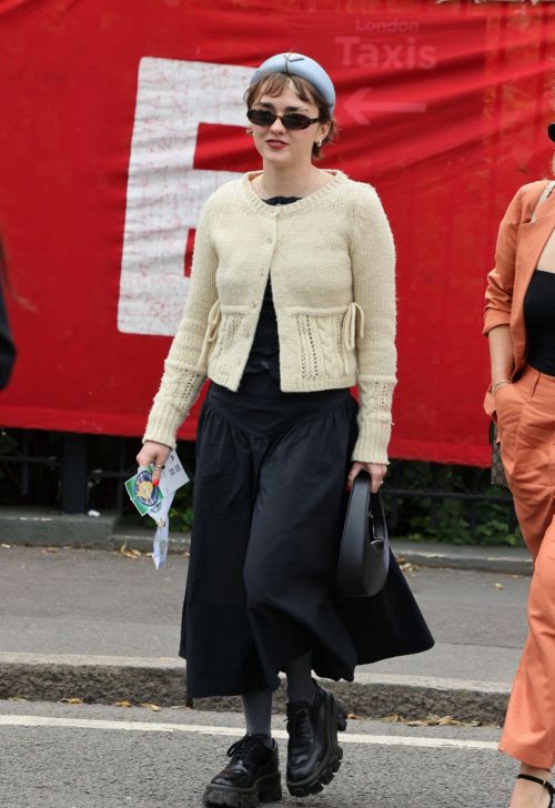 Maisie Williams attends at Wimbledon Tennis Championships 2024 in London 2