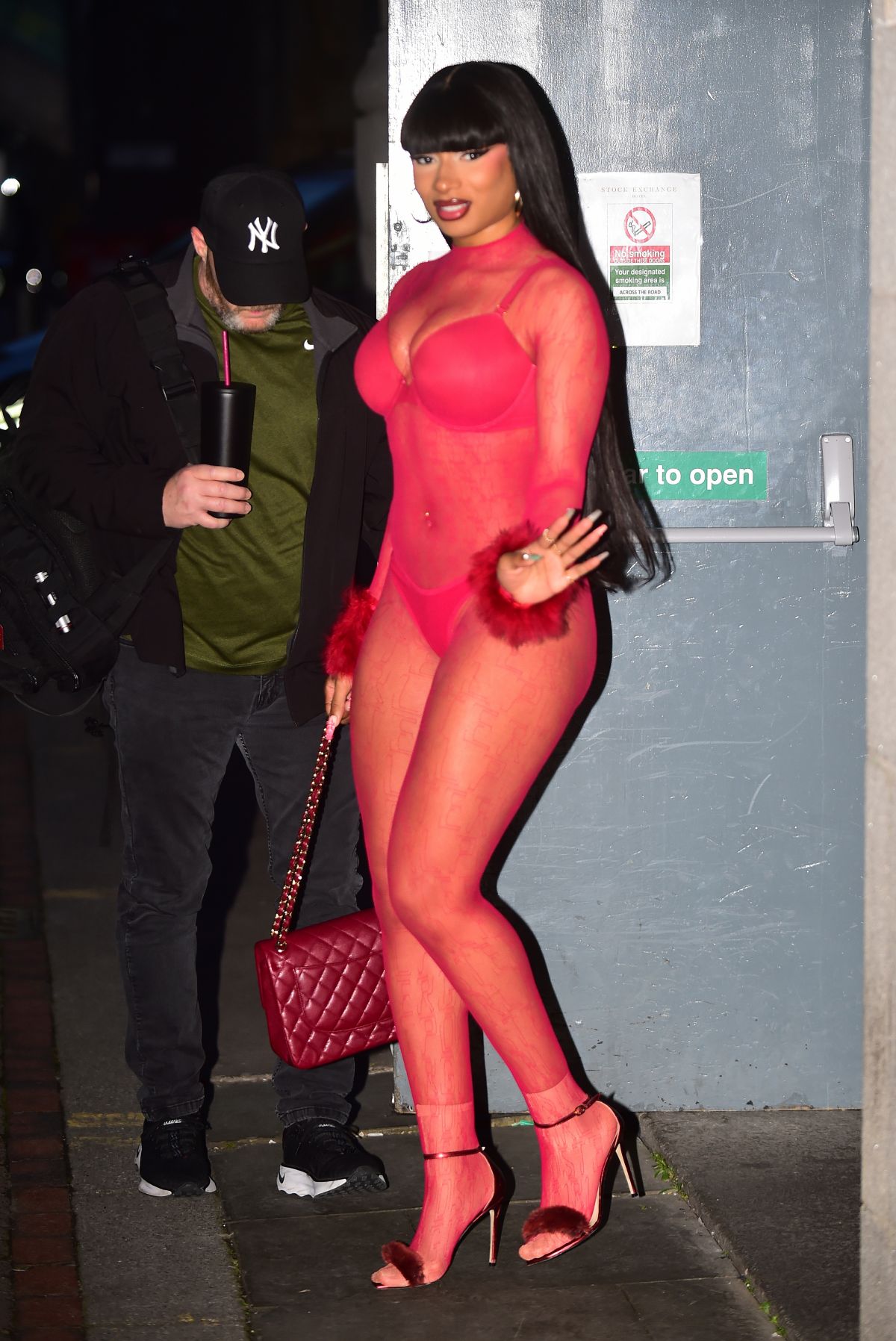 Megan Thee Stallion Night Out Manchester City Centre