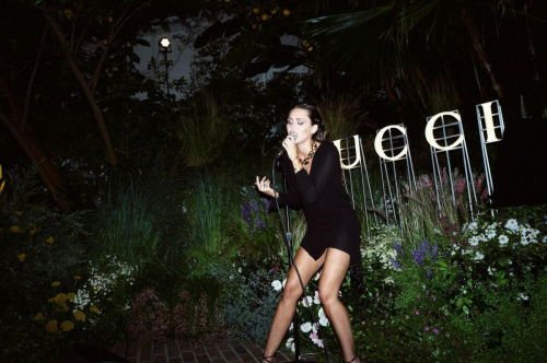 Miley Cyrus Celebrating Launch of Gucci Flora Los Angeles 1