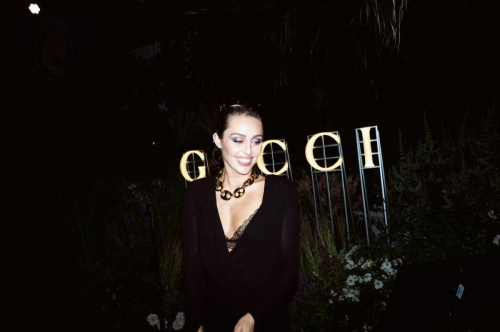 Miley Cyrus Celebrating Launch of Gucci Flora Los Angeles 2