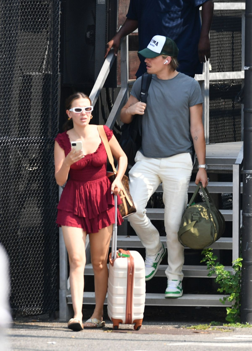 Millie Bobby Brown at a Heliport in Manhattan 6