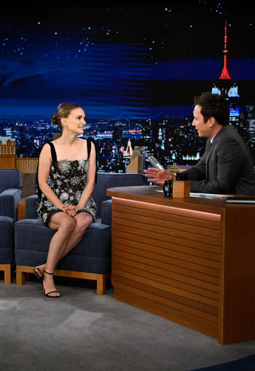 Natalie Portman at Tonight Show Starring Jimmy Fallon New York 3