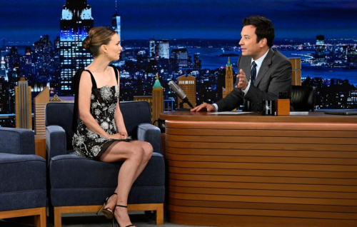 Natalie Portman at Tonight Show Starring Jimmy Fallon New York 4