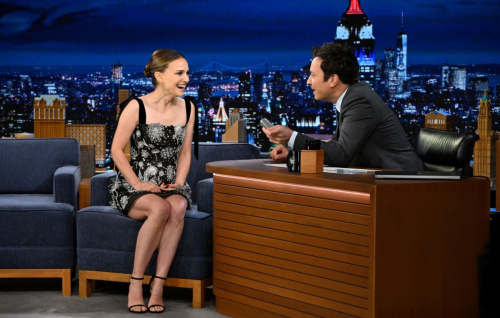 Natalie Portman at Tonight Show Starring Jimmy Fallon New York 5