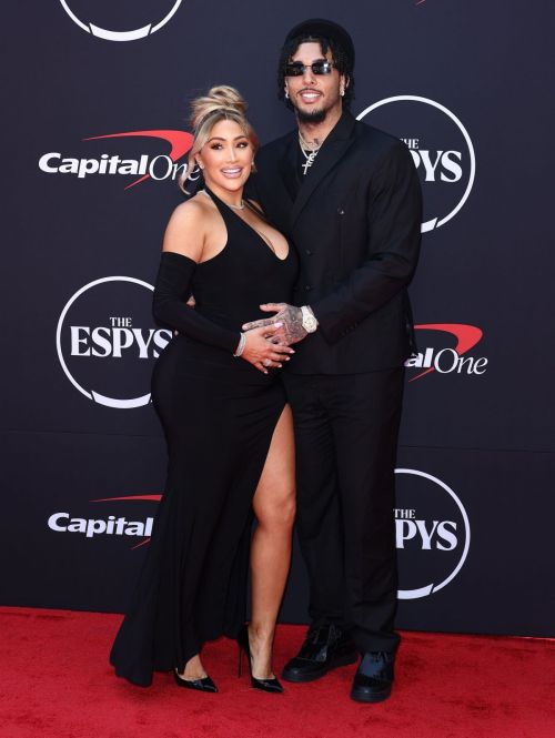 Nicole Mudarris and LiAngelo Ball at 2024 ESPY Awards at Dolby Theatre in Los Angeles