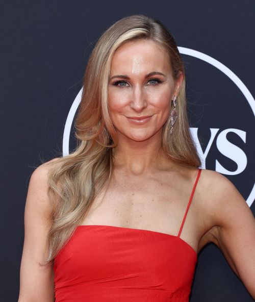 Nikki Glaser in Red Dress at 2024 ESPY Awards at Dolby Theatre 2024 in Los Angeles