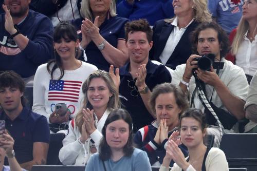 Nina Dobrev at Artistic Gymnastics Women’s Qualification Round at Summer Olympics in Paris 3